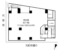 ◆元町・中華街駅 徒歩3分 B1F 元町仲通り 専用階段有り【飲食可・業種相談】◆