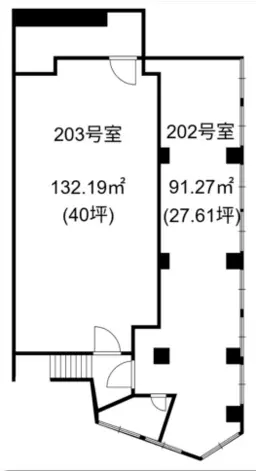 ■西荻窪駅 徒歩4分 2F 現況:体操教室物件 【業種相談】