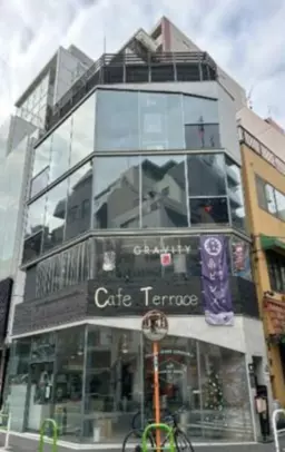 麻布十番駅 徒歩2分 3F 現況:カフェ居抜き物件 【重飲食可】外観