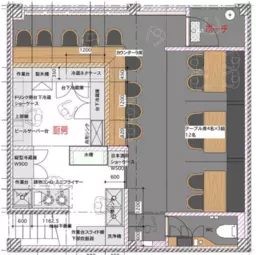 ⭐︎今里駅徒歩10分の路面店寿司屋居抜き物件！！外観