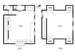 ■尾山台駅 徒歩4分 2F〜3F 現況:その他 その他居抜きなど物件 【飲食不可】外観