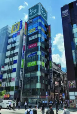 「新橋」駅徒步1分！8階　外観