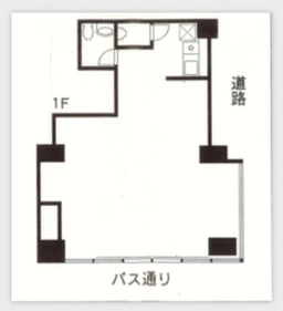 綱島駅 徒歩3分 1F/44万/18坪/バス通りに面した路面店外観