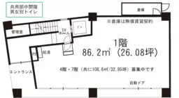 人形町駅 徒歩3分 1F スケルトン物件 【飲食不可】