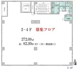 ■船堀駅 徒歩18分 2F 現況:その他 その他居抜きなど物件 【飲食不可】【24時間フィットネス系不可】