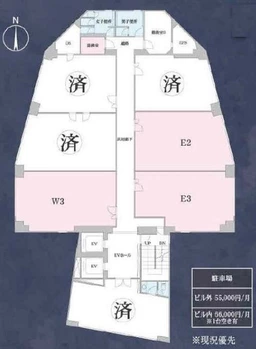 横浜駅徒歩5分 賃料39.3万円 19.8坪 【飲食不可】