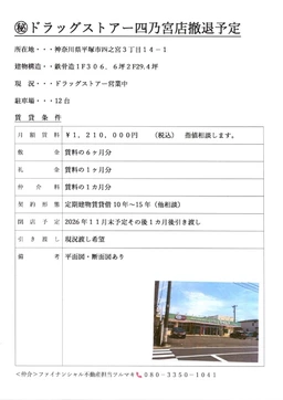 平塚駅 徒歩36分 1F 現況:物販 その他居抜きなど物件 【業種相談】外観