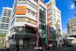 タキカワ恵比寿ビル　日比谷線恵比寿駅徒歩1分。サービス店舗向けの小箱空中階店舗。外観