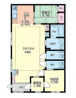 ■田無駅 徒歩7分 1F 現況:小規模デイサービス居抜き物件 【飲食不可】