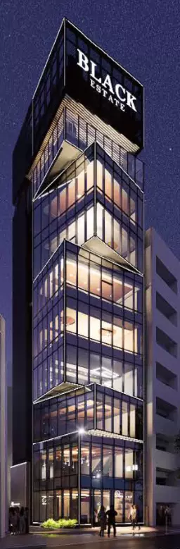 神南一丁目新築店舗ビル　公園通り角地外観