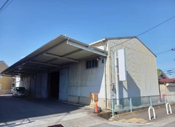 【中河内エリア・柏市市】倉庫居抜き物件・天井高5m越え・大型トラック使用可外観