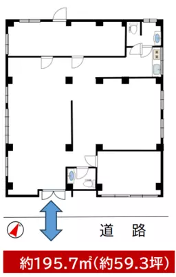 ■代々木駅 徒歩3分 1F 現況:事務所・倉庫居抜き物件 【重飲食不可（店舗業種ご相談）】※店舗営業23時迄外観
