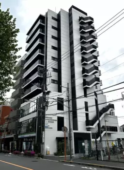 新中野駅 徒歩3分　鍋屋横丁通り沿い　2階外観