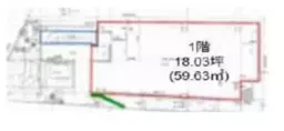 ■乃木坂駅 徒歩9分 1F 現況有姿 【BAR・飲食店可（会員制バー・高級レストラン・スタジオ利用等おすすめ）】