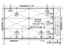 ■桜木町駅 徒歩5分 1F スケルトン物件 【飲食可】