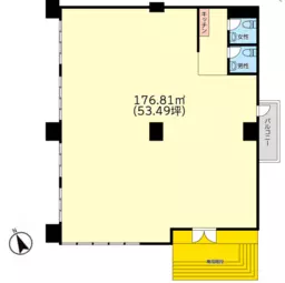 ■センター北駅 徒歩3分 2F 現況:事務所仕様物件 【クリニック・学習塾・各教室におすすめ】外観