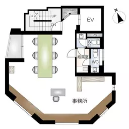 ■内幸町駅 徒歩1分 6F 現況:事務所 【サービス店舗相談可】