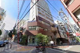 麻布十番駅徒歩2分 3F 93.89㎡ 重飲食可・24時間営業可・大型ルーフテラス・クリニック居抜き外観
