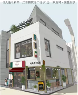江古田駅 徒歩1分 2F スケルトン物件 【業種相談】外観