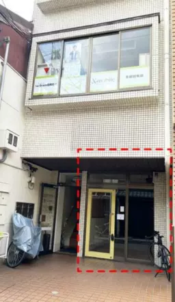 京都四条の１Fテナント外観