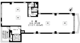 ■恵比寿駅 徒歩3分 6F 現況:事務所仕様物件 【飲食不可】