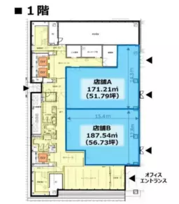 ■六郷土手駅 徒歩6分 1F 現況:その他 その他居抜きなど物件 【軽飲食可、クリニック、物販店、サービス店舗可】