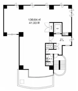 ■新大久保駅 徒歩5分 3F 現況:事務所仕様物件 【クリニックのみ応相談、レンタルスペース・スタジオ不可】