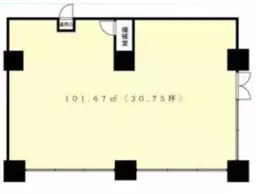 ■汐留駅 徒歩2分 1F スケルトン物件 【クリニック限定】