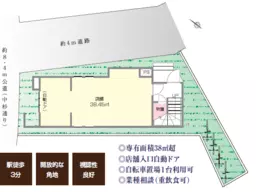鷺ノ宮駅 徒歩3分 1F スケルトン物件 【重飲食可】