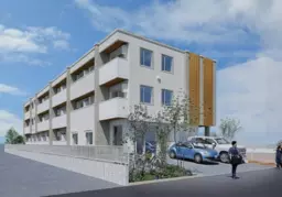 西船橋駅 徒歩8分 駐車場付き 2026年10月竣工 1Fスケルトン物件 【軽飲食可】外観