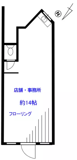 【HS1008】仙川駅徒歩8分。1階路面。物販、塾、美容関係おすすめ。外観
