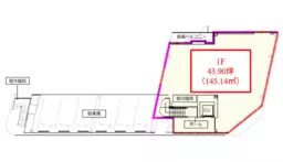 ■伊勢佐木長者町駅 徒歩7分 1F スケルトン物件 【飲食可】