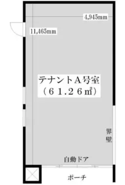 ■梅ヶ丘駅 徒歩2分 1F スケルトン物件 【飲食不可、業種要相談（営業許可・確認等は借主側の責任において取得要）】