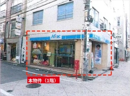 【自由が丘駅2分】駅近の角地ビル1階43㎡｜2面ガラス張りで目立つ路面店舗