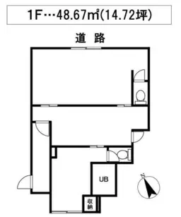 新川崎駅 徒歩4分 1F スケルトン物件 【何業も可】外観