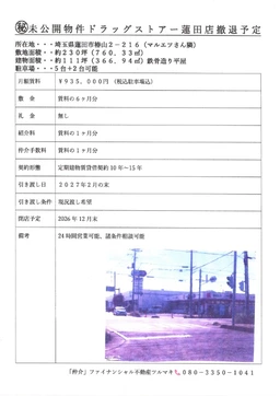 蓮田駅 徒歩25分 1F 現況:物販 その他居抜きなど物件 【業種相談】外観