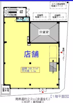 八潮駅 徒歩10分 現況:サービス(その他) その他居抜き物件 【業種相談】